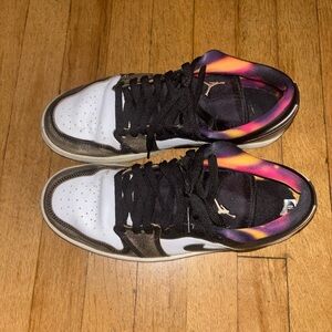 Jordan Athletic Shoes Black White Multicolor